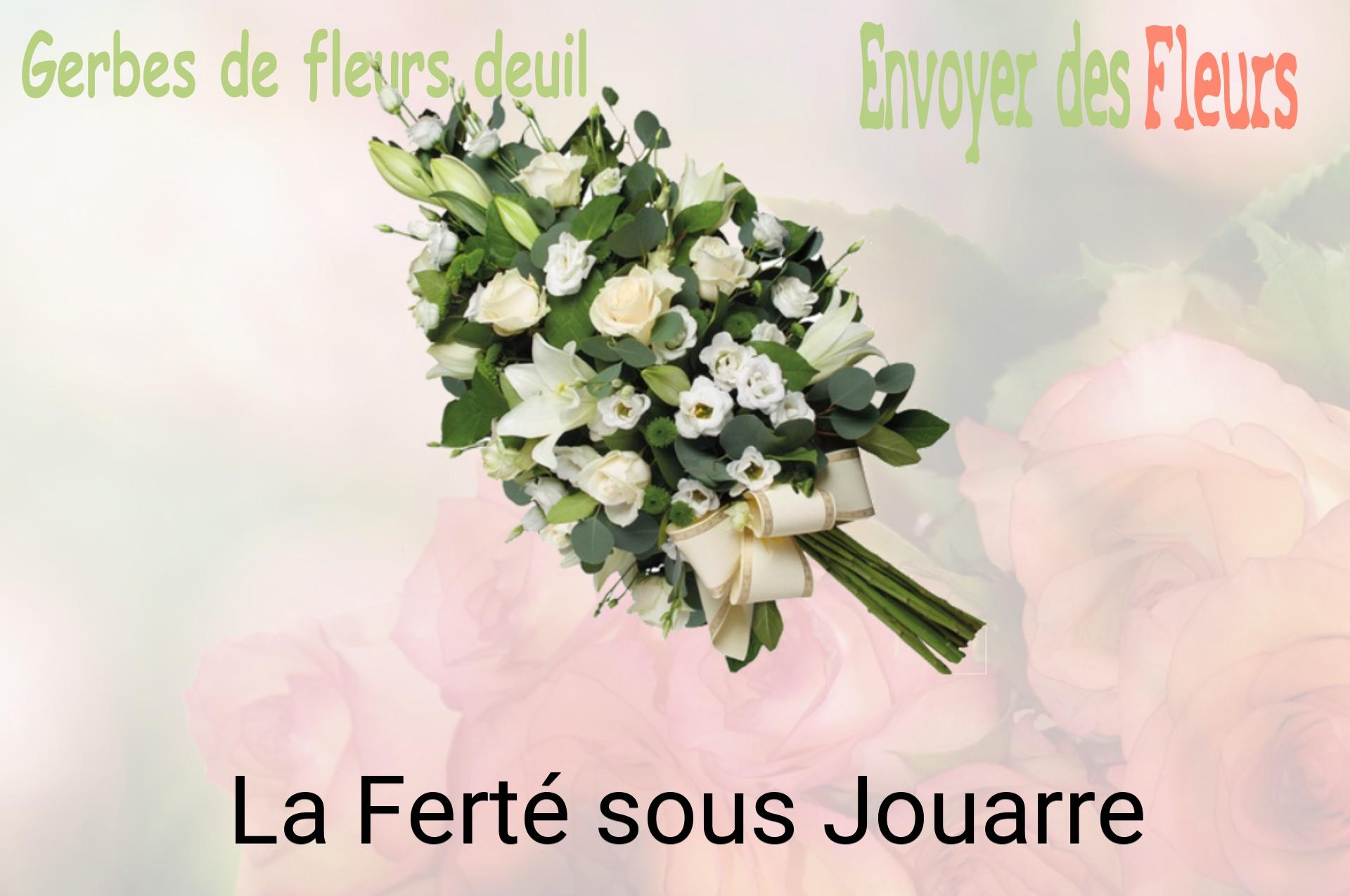 Gerbe de fleurs de deuil livrée à La Ferté-sous-Jouarre